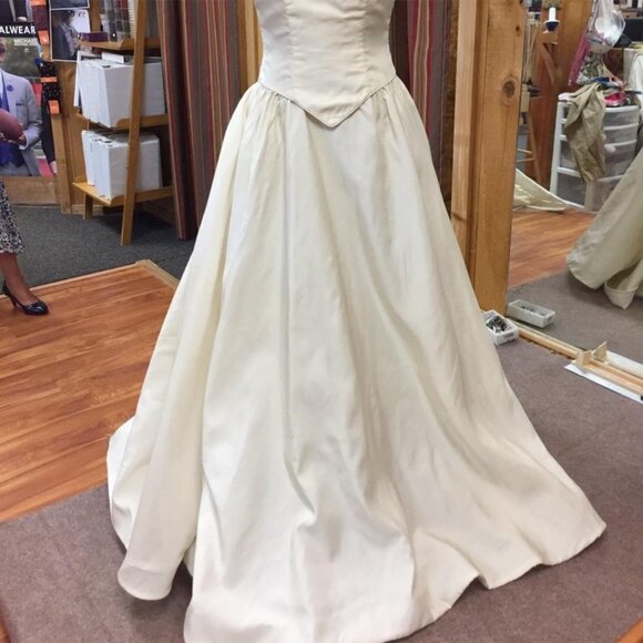 Bianchi Women's Cream and White Dress - Picture 2 of 4